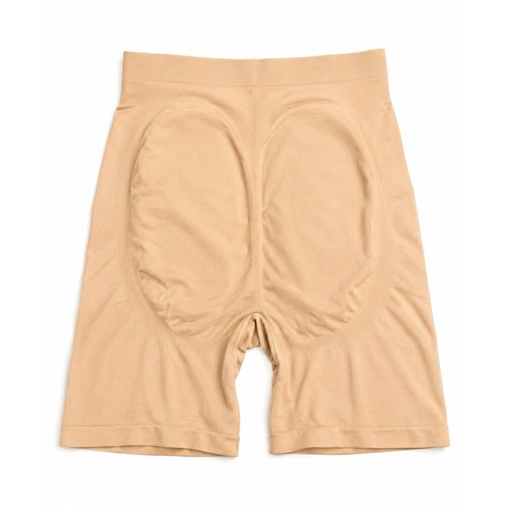 Pregnicare Women's Shaping Bottom Padded Stretch Shorts L Beige Black Pink New